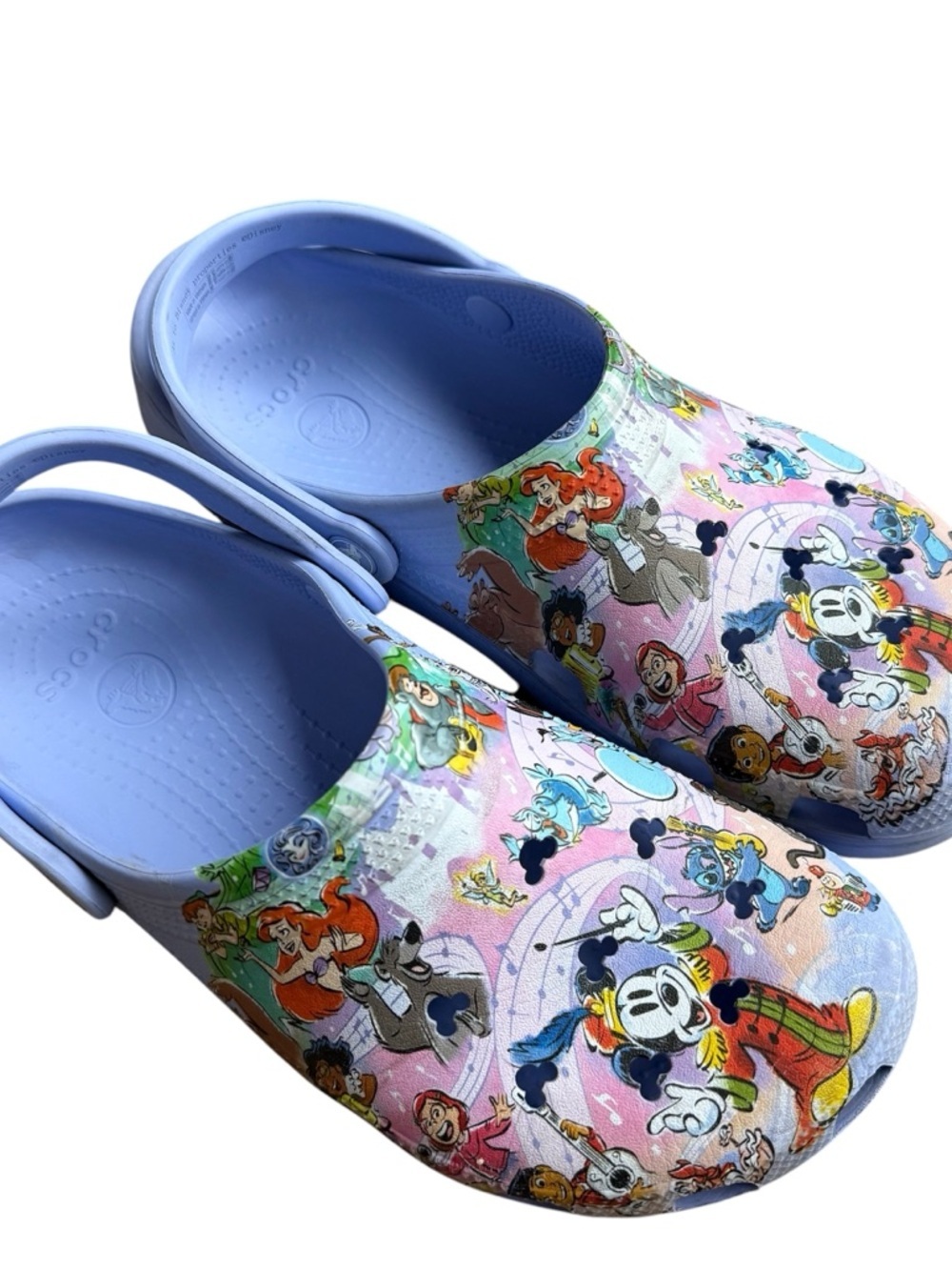 Crocs Disney 100 Anniversary Special Moments clogs men 10 women 12 blue